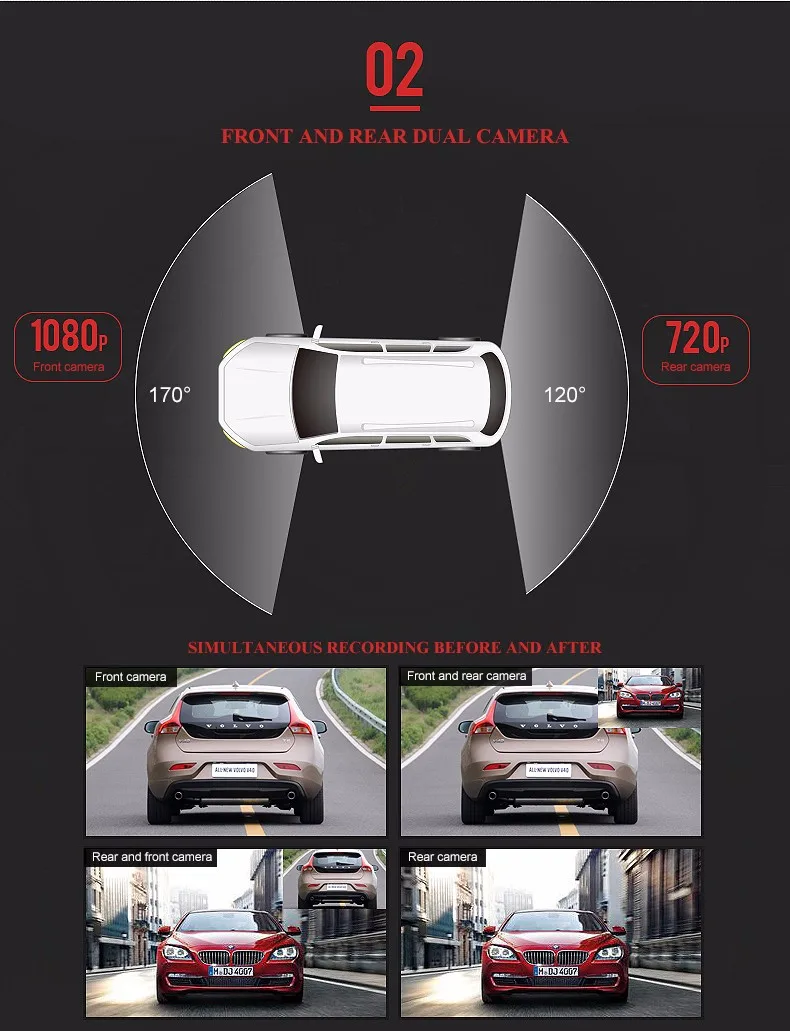 4,3 дюймов двойной объектив зеркало заднего вида FHD 1080P Авто Цифровой видео регистратор видеорегистратор умный Автомобильный видеорегистратор регистрационная видеокамера g-сенсор