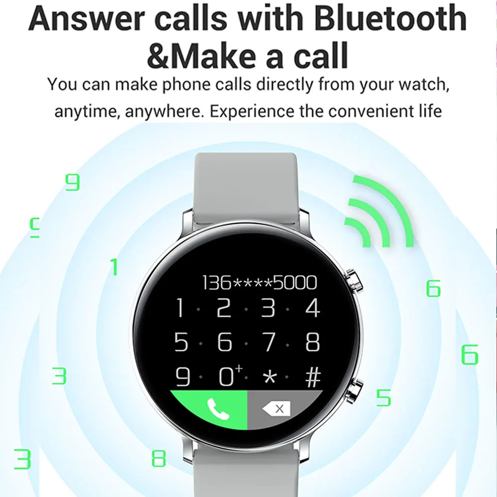 Bluetooth наручные Смарт часы с GW33 умные Android для женщин 2020 сердечного ритма монитор