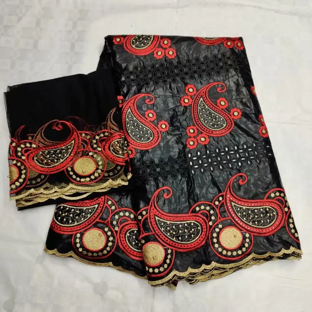 

jacquard brokaat stof bazin riche getzner 2019 riche stof katoen tissu met kralen nieuwe collectie 7yards