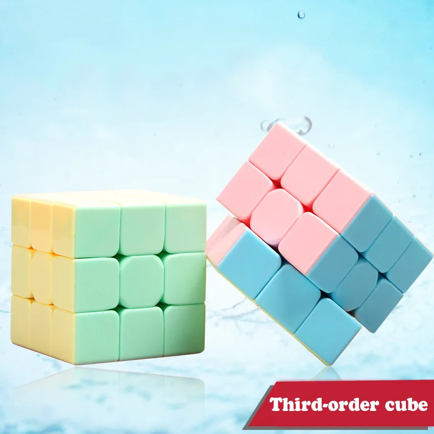 Красочные 3x3x3 куб 3 слоя магический куб профессиональный соревнование Cubo головоломка скоростной куб Развивающие игрушки для детей