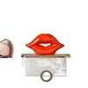 Nordic Creative Ceramic Red Lip Disposition Flower Vase Desktop Dry Container Artificial Vase Christmas gift Home Romantic 5