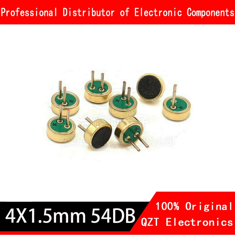 

10PCS 4015 microphones with pin 4 * 1.5 mm electret microphone with 2 pin pick-up