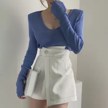 

O-Neck Pullover Long Sleeve Coat Chic Two Piece Skirt Set Women Button Vintage Short Pencil Dress Korean Style Fall 2020 Casual