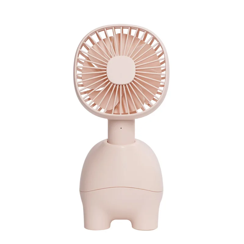 Pink Мини Usb Настольный летний охлаждающий вентилятор уличный портативный Перезаряжаемый батарейный вентилятор - Цвет: Pink