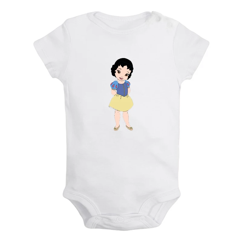 ieBaby2936W Милая одежда для маленьких принцесс; бальное платье-и лягушонок, Белоснежка, для новорожденных, для маленьких девочек Одежда для мальчиков короткий рукав ползунки Детские комбинезоны подарок - Цвет: ieBaby2936W