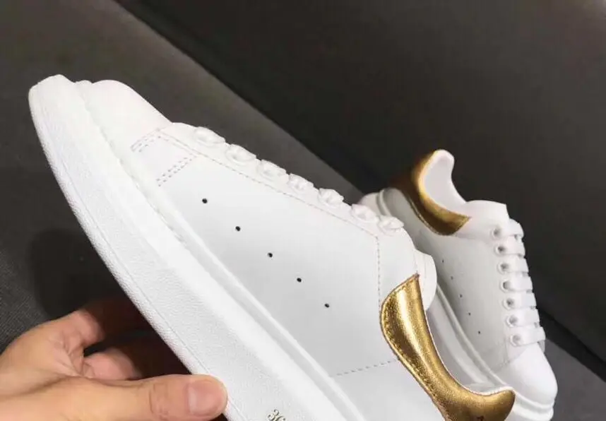 Пара shoes34-45 с более легким ростом мужской и женской кожи, новая белая кожаная обувь в году