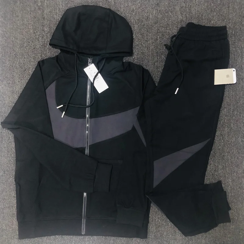 2020 Casual Running Suit Men Sports Tracksuits Adult Spring Autumn Workout clothes Fitness GYM Running Set Jogging Sportswear