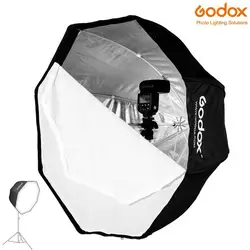 Godox 120 см/47,2 дюйма переносной восьмиугольный софтбокс отражающий мягкий зонтик парашют отражатель для студийной стробоскопической вспышки