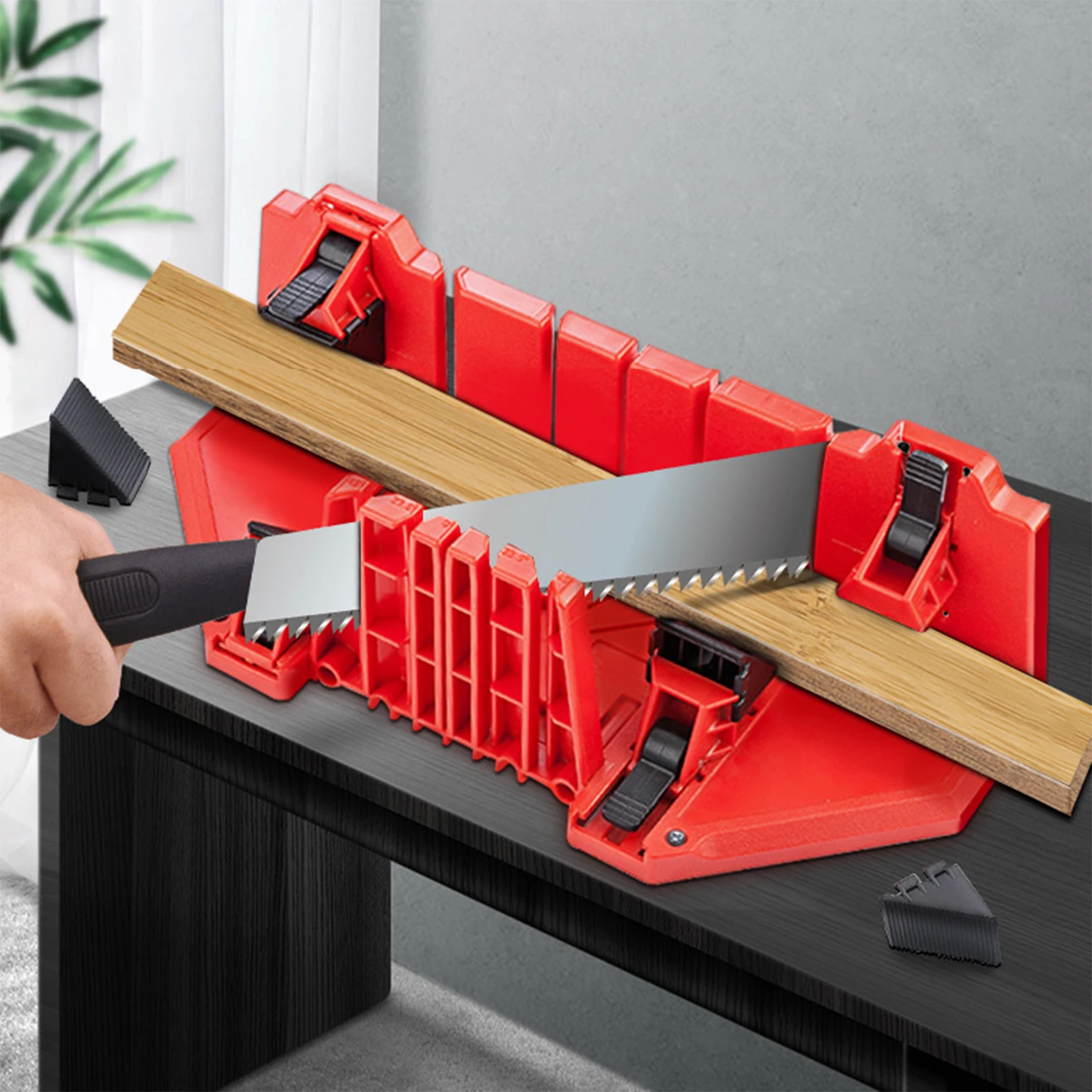 Adjustable Angle Clamping Miter Box Best Cheap