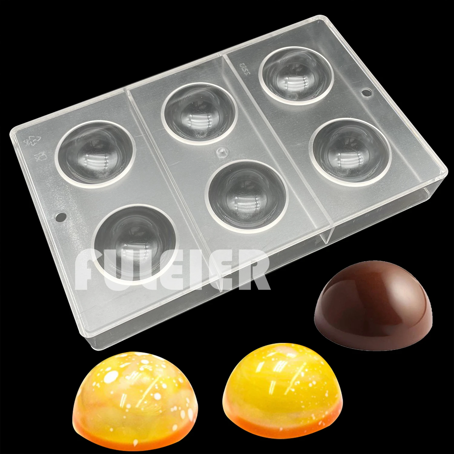 55mm Ball Polycarbonate Chocolate Mold, Sphere Shape Form Plastic Chocolate  Mould For Candy Baking Pastry Cake tools|Baking & Pastry Tools| - AliExpress