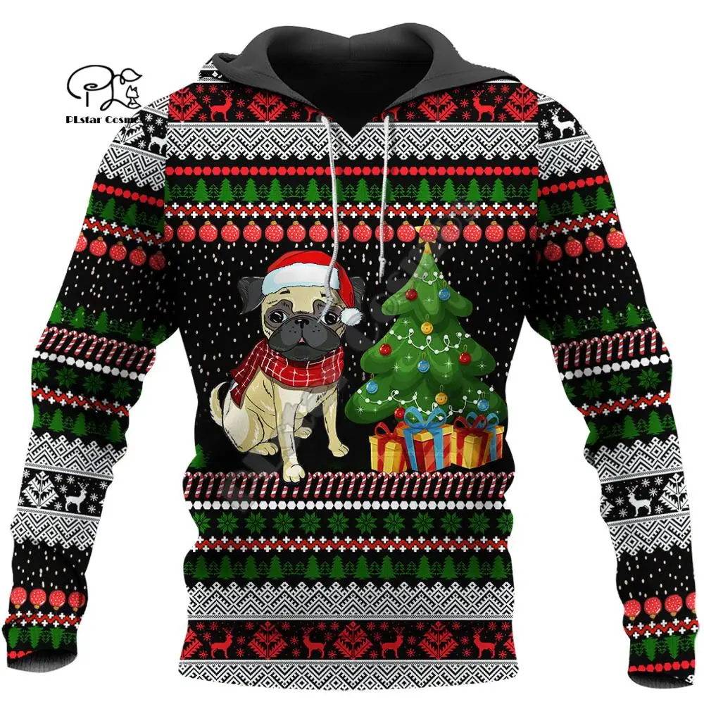 

PLstar Cosmos Funny Animal Art Pug Dog Colorful Casual Kawaii Tracksuit 3D Print Hoodie/Sweatshirt/Jacket/shirts Mens Womens s13