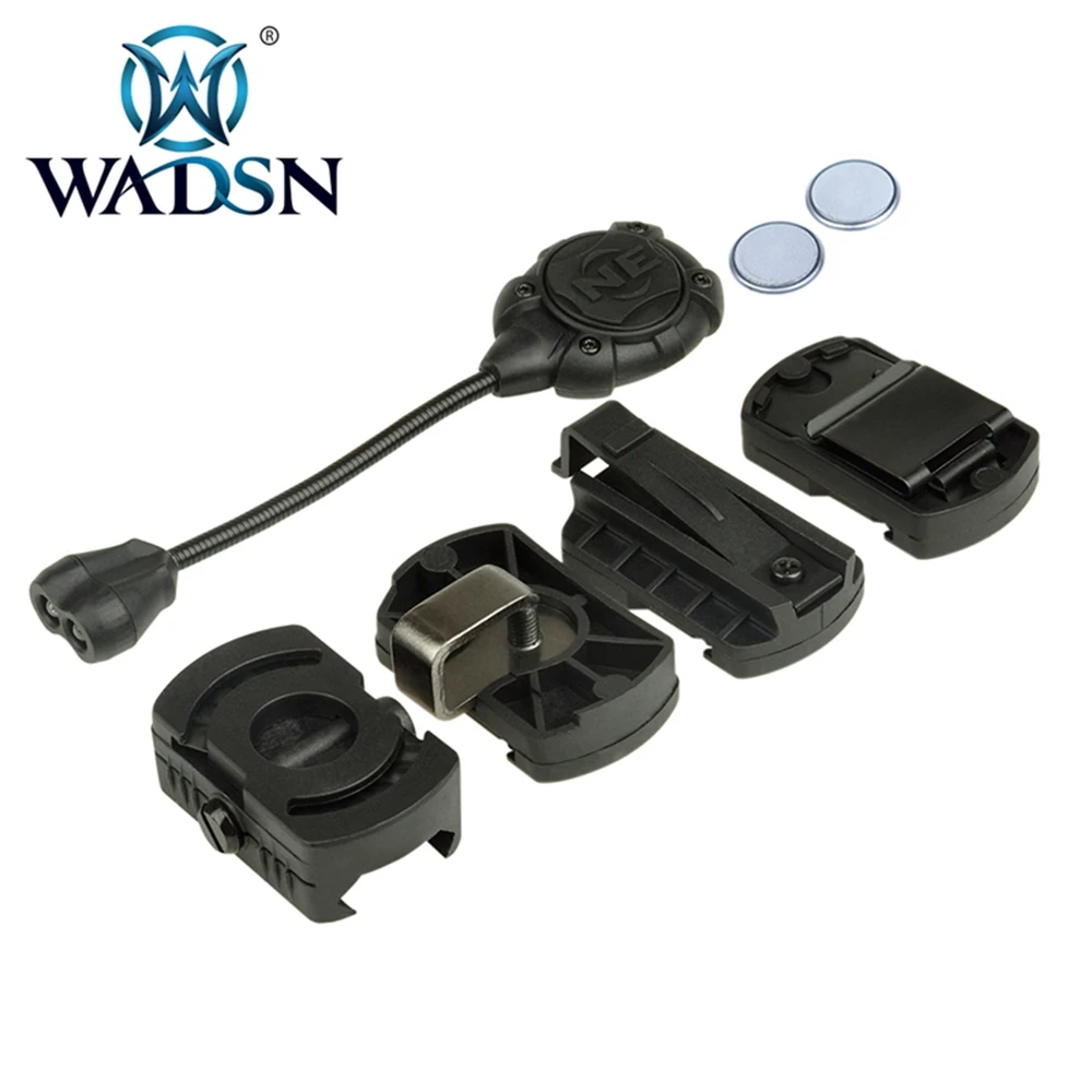 WADSN Тактический шлем с подсветкой Princeton Tec MPLS2 комбо лампе страйкбол