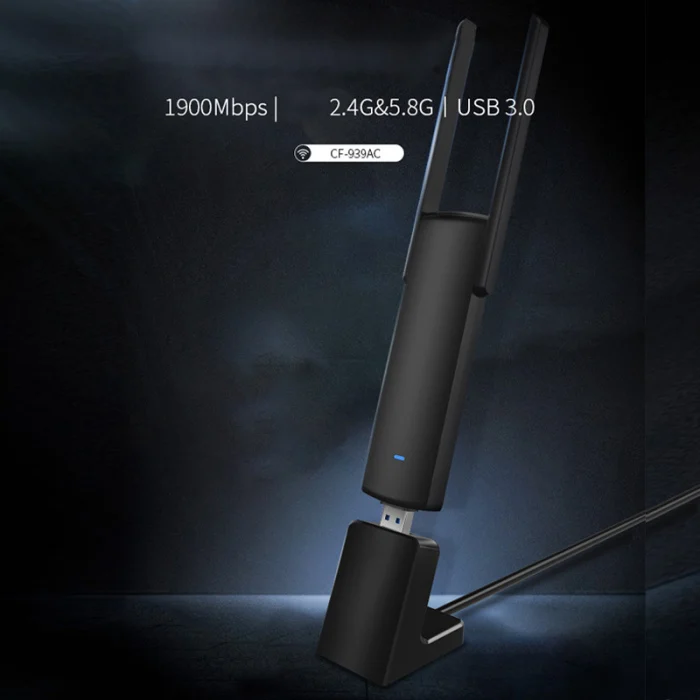 1900 м USB беспроводной адаптер высокой мощности двухдиапазонный Wifi скоростной внешний адаптер сетевые карты FKU66