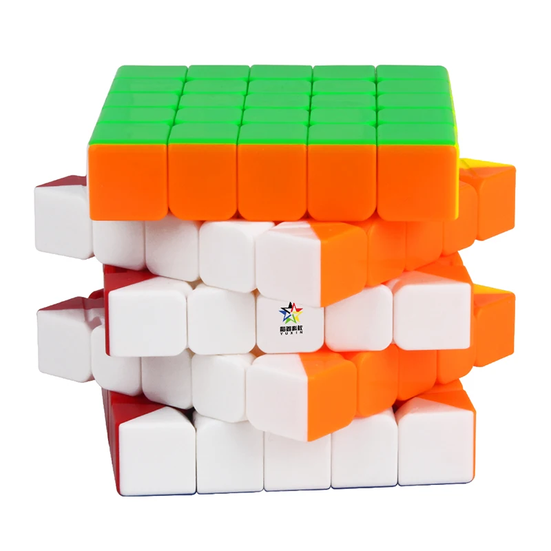 YuXin Huanglong M 5x5x5 кубик без наклеек 5x5 Магнитный магический скоростной куб cubo magico игрушки