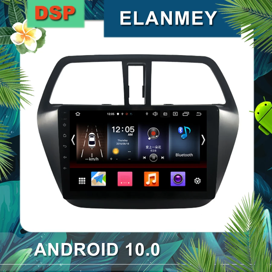 Новейший Android 10,0 автомобильный радиоприемник для SUZUKI S Cross SX4 Автомобильный мультимедийный навигационный стерео с DSP звуковым головным устройством Автомобильный gps