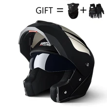 Motorcycle Helmet Casco Modular Casque Dual-Lens Full-Face Safe Capacete Professional