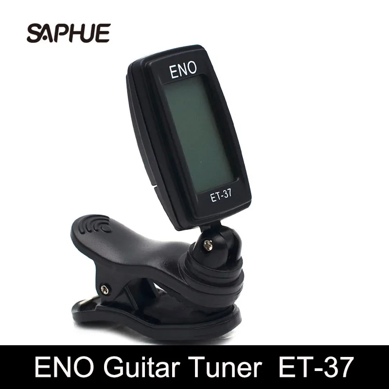 ENO ET-37 LCD Tuner Mini Clip-on Guitar Chromatic Bass Violin Ukulele Wind Instrument Universal Musical | Спорт и развлечения
