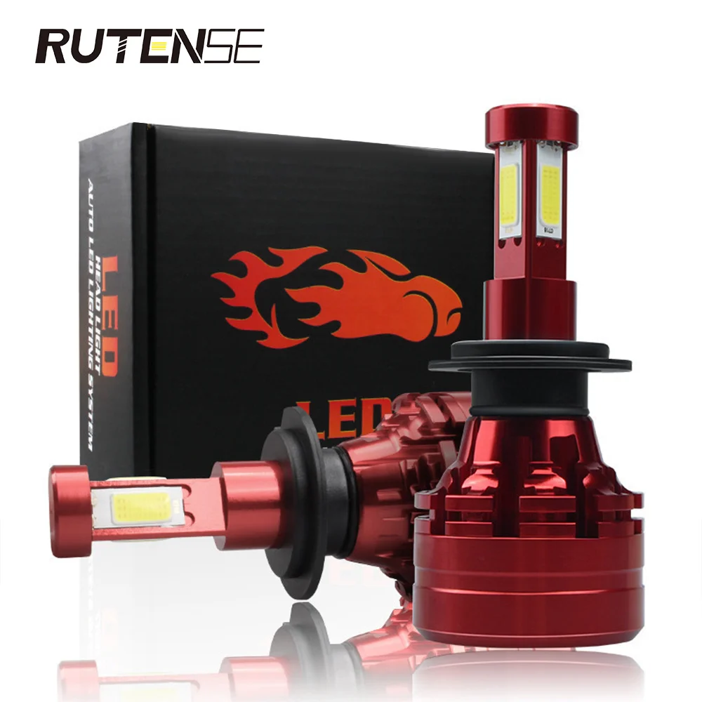 

H4 led cob headlight H7 H11 H1 H3 9005 HB3 9006 HB4 9012 HIR2 H8 H9 880 H13 9004 9007 4 side led headlamp car bulb 6500K 12V 24V