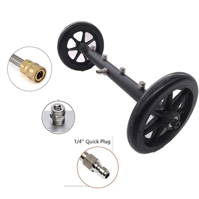 US $36.39 DualFunction Pressure Washer Undercarriage Cleaner 16 Inch Power Washer Surface Cleaner Attachment 14 Inch Quick Connect