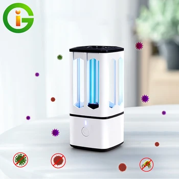 

UV Light Sterilizer Portable Smart Sensor Disinfection Lamp DC5V USB Rechargeable LED UVC Germicidal Lamp For Bedroom/Kitchen