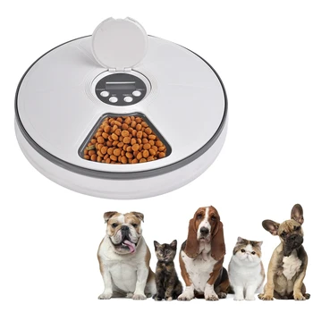 

Automatic Pet Cat Dog Water Feeder Pet Timing Recording LCD Display Feeder Feeding Machine For Dogs Food Dispenser Dish Bowl