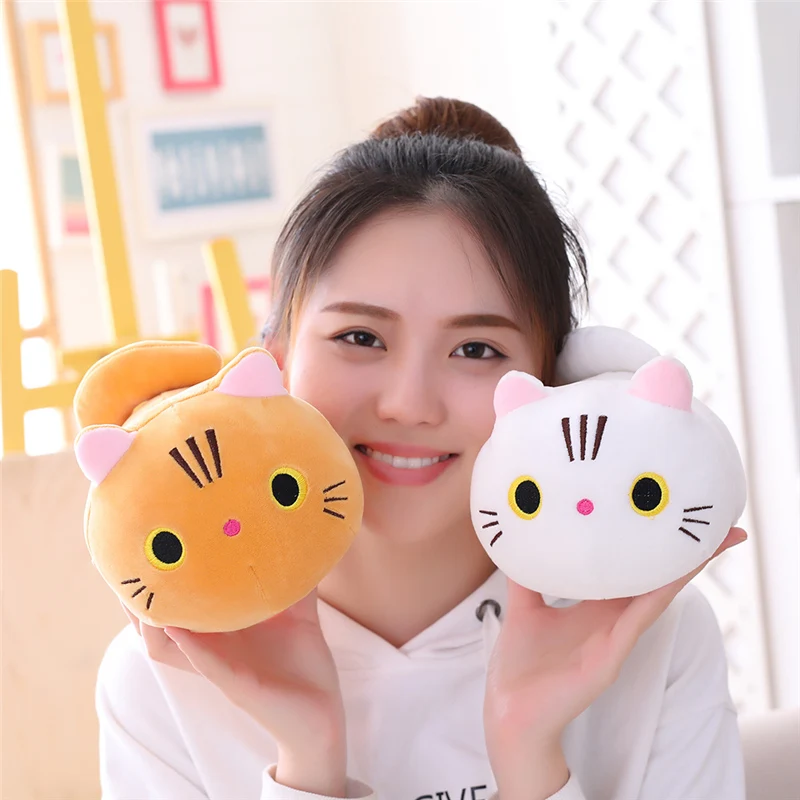 Soft Plush Cat Pillow Cushion Kawaii Stuffed Animal Toy