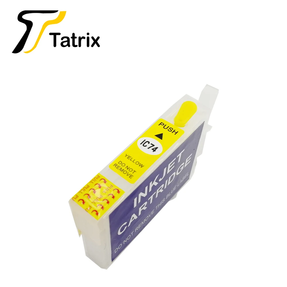 Tatrix IC74 пустые заправляемые чернильные картриджи для ICBK74-ICY74 костюм для PX-M5040F PX-S5040 PX-M5041F PX-S740 PX-M740F PX-M741F