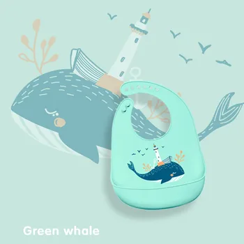 

Infant Baby Bibs Waterproof Silicone Adjustable Baby Kid Feeding Saliva Towel Bib Newborn Cartoon Aprons Burp Cloths Bandana
