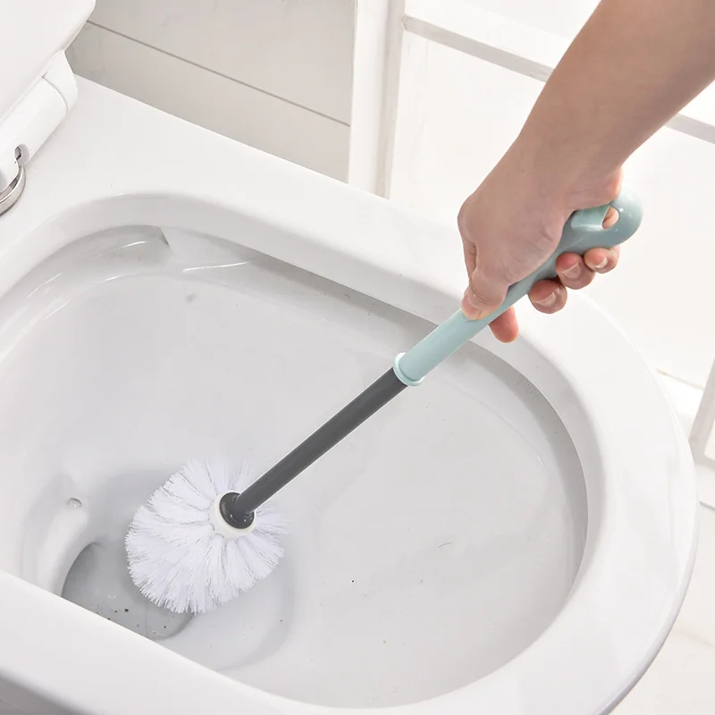 Длинная ручка щетка для туалета удобная мягкая пластиковая Чистящая домашняя щетка для чистки аксессуары для ванной комнаты домашняя туалетная щетка