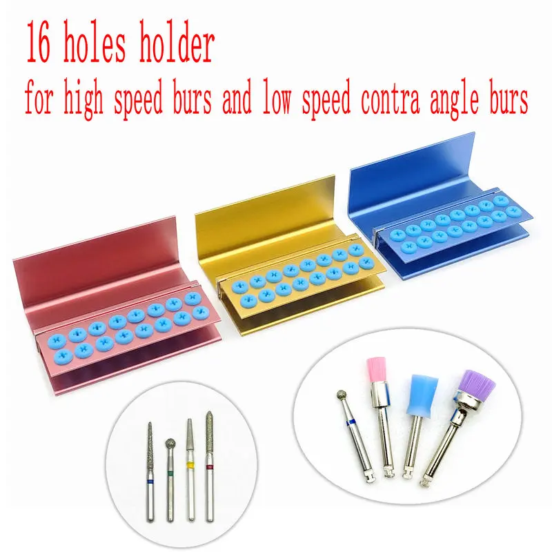 16 отверстий стоматологические боры строительный блок для высокоскоростных