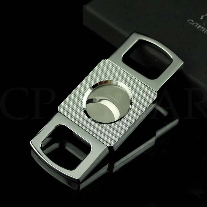  COHIBA Cigar Cutter Pocket Metal Siggar Cutter Sharp Stainless Steel Blade Portable Cigars Cut Outd