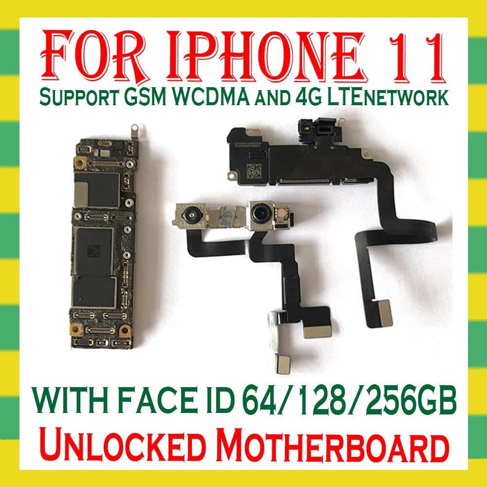 Материнская плата для iPhone 11 Заводская разблокированная материнская