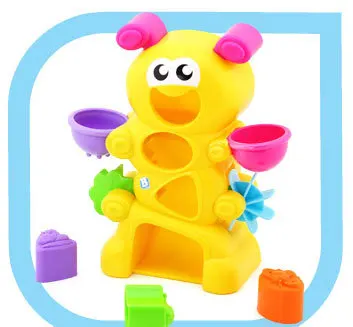 

Blue Box Summer Water Toys Bath Building Blocks Worm, Play with Water Frog 12 Months Or above