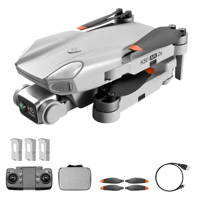 K80Air2s 4k 3000mAh Brushless GPS UAV Super Long Endurance Drone Indoor Optical Flow Fixed Point Low Power Return