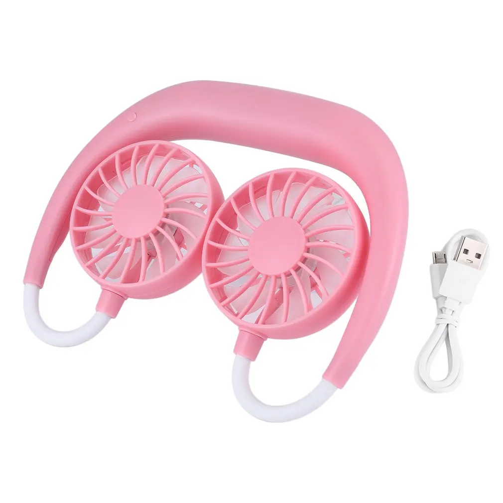 Charging Sport Fan Hanging Neck Fan Lazy Portable Fan Student Desktop Fan|Fans| - AliExpress