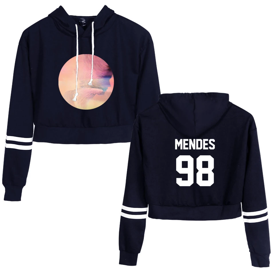 Поп-музыка Shawn Mendes сексуальный пупок Hoodeis для женщин Senorita Camila Cabello Толстовка Harajuku Shawn Mendes Kawaii толстовки