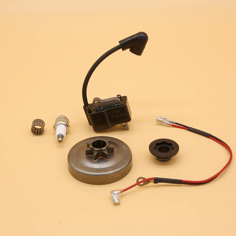 Faisceau Allumage Dirt Bike Kit Allumage CDI Moto 49-125cc - Bobine, Magnéto, Câbles Bougie - Pour Dirt Bike ATV Quad Bobine CDI Magneto Dirt Bike 50cc 125cc