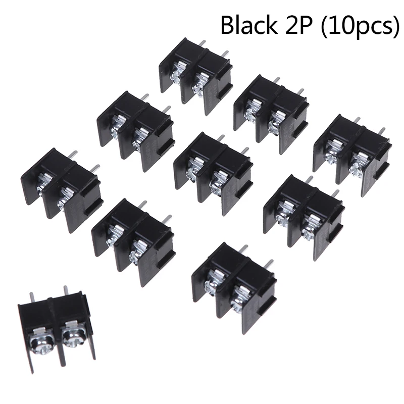 10Pcs 300V/20A 7.62 mm KF7.62- 2P 3P 4P Screw Terminal Block Connector 7.62mm Pitch - Цвет: D