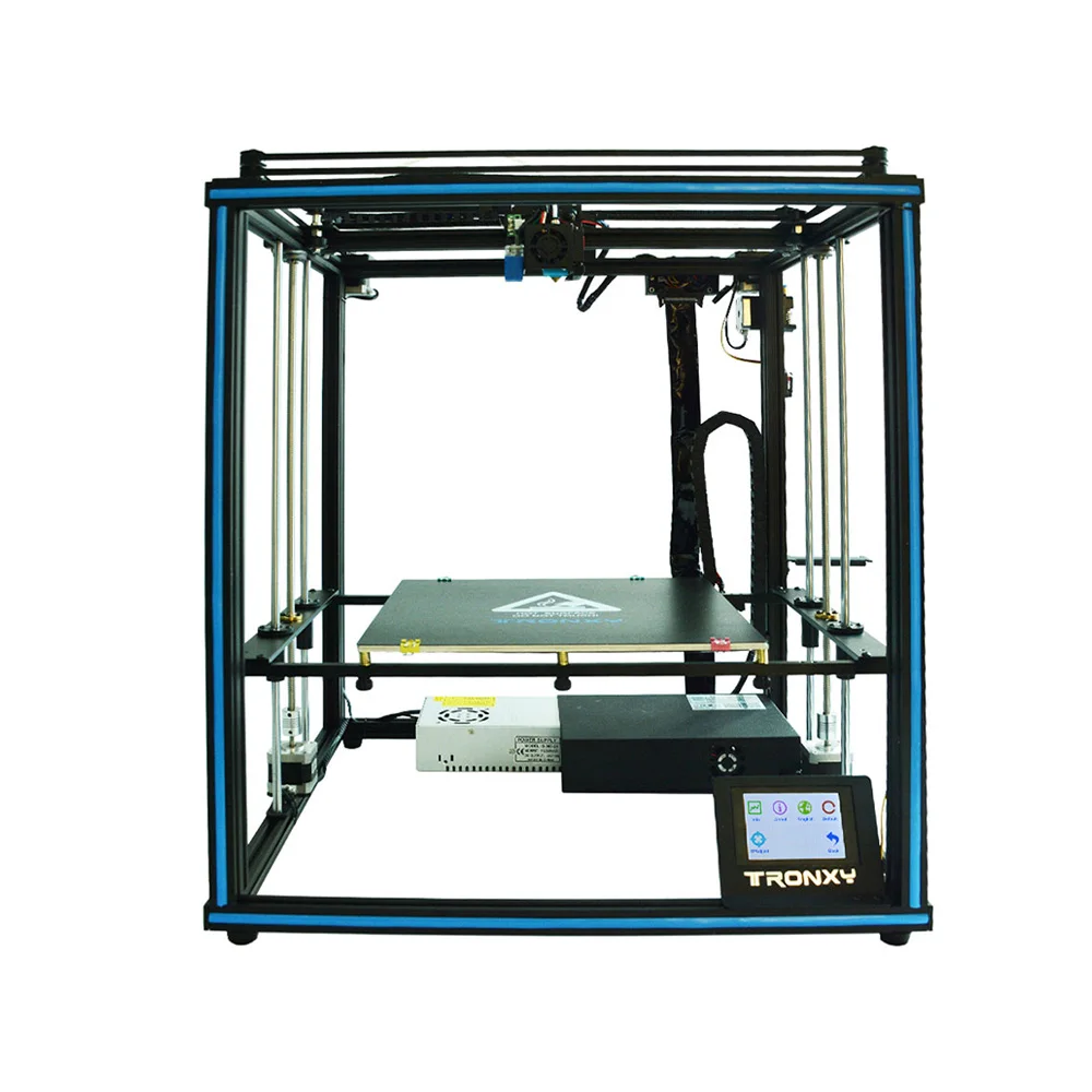 Tronxy модернизированный Высокоточный 3d принтер DIY Kit Size400* 400*400 мм Поддержка автоматического выравнивания Печать накаливания impressora