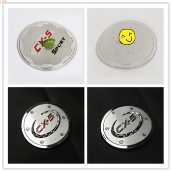 

For Mazda CX-5 2013-2019 High-quality stainless/ABS Chrome Fuel tank cover board Car styling