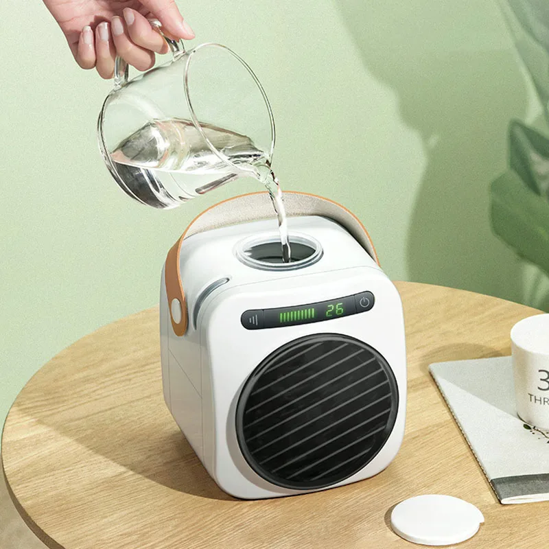 

Personal Air Cooler 3 in 1 Portable Mobile Air Conditioner Humidifier Purifier Table Fan Home BJStore