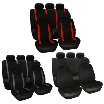 

Universal 10Pcs/Set Washable Car Seat Cover Protector with Steering Wheel Cover