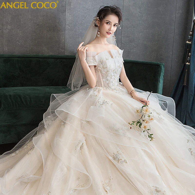 Белое свадебное платье Vestido De Noiva, выполненное на заказ, большие размеры, романтичное свадебное платье из тюля, платья для беременных, Robe De Mariee