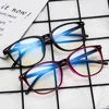 2022 tendances bureau Anti lumière bleue lunettes surdimensionnées ordinateur femmes bleu blocage jeu rétro rond hommes lunettes cadre nouveau ► Photo 2/6