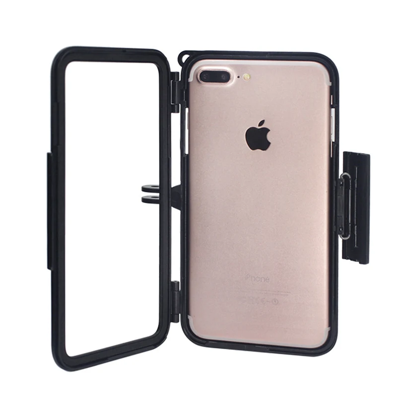 Чехол для телефона с адаптером Gopro для iPhone X 8 7 6s plus противоударный чехол для телефона pc фиксированная рамка для спортивных аксессуаров gopro