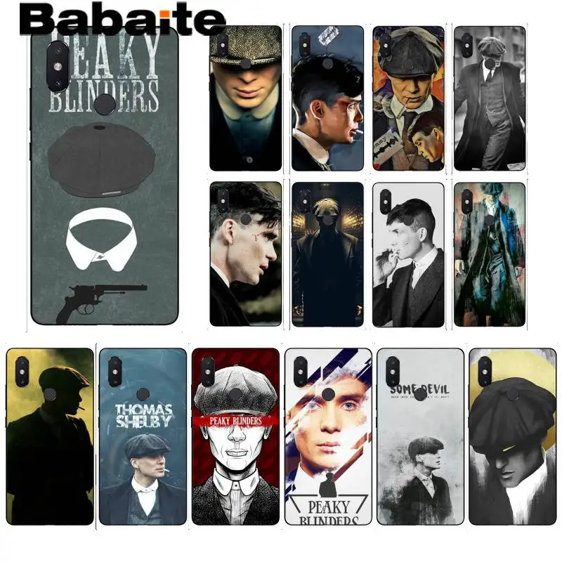 

Babaite Sharp Visors Coque PEAKY BLINDERS Soft Phone Case For xiaomi6 MIX2 note3 redmiK20 7 xiaomi8 SE red minote4 4X note5
