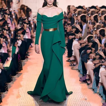 

2020 new foreign trade special sexy fashion strapless dress in solid color irregular