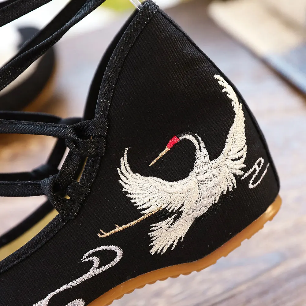 Paperine Crane alla schiava con laccetti e ricami di cicogne - Veowalk 46 Paperine Crane alla schiava con laccetti e ricami di cicogne - Veowalk - immagine 6