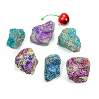 Chalcopyrite (1 Pc) Raw Peacock Ore Crystal Chunk Natural Stone 2