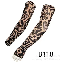 Татуировка ледяной рукав действительно вискозный нарукавник с татуировкой можно установить ладонь с отверстием для большого пальца солнцестойкий УФ-защита